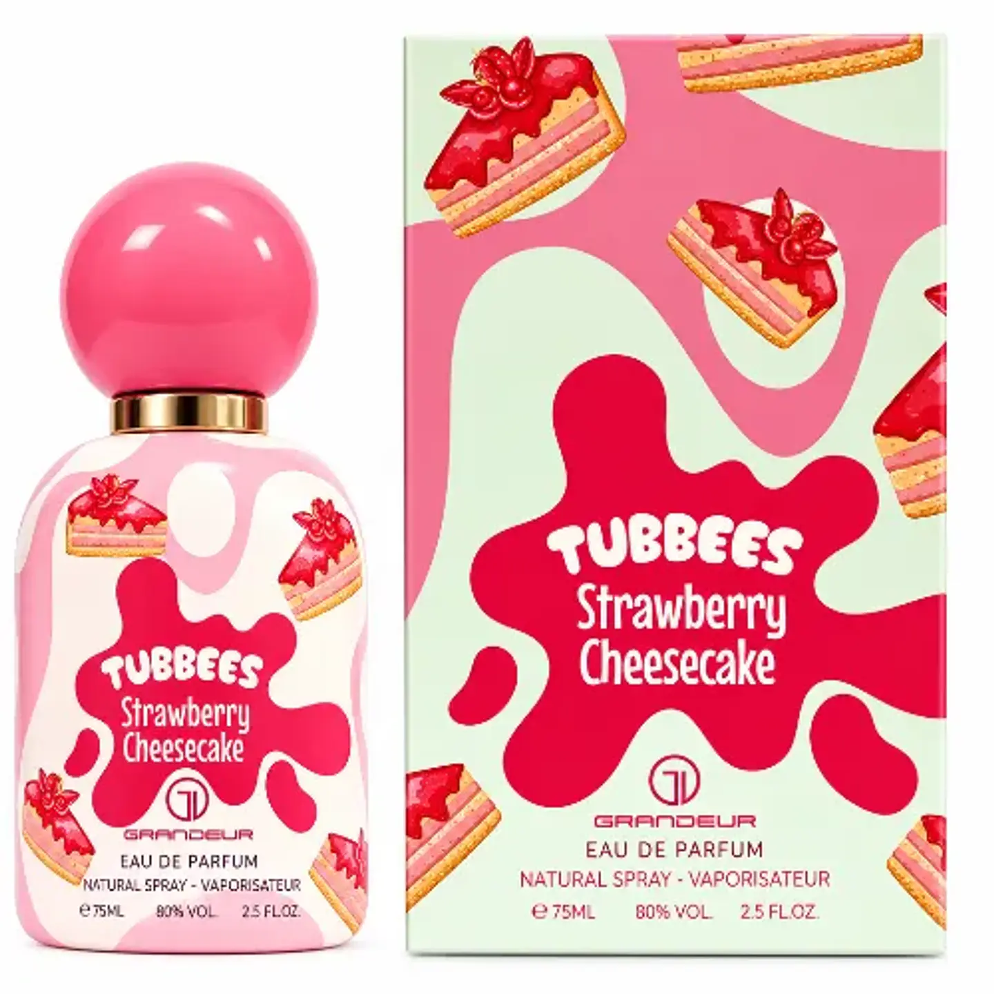 TUBBEES STRAWBERRY CHEESECAKE 50 ML FOR WOMEN - GRANDEUR (INSPIRADO EN ACCIDENTAL VANILLE: CREAM OF BERRIES) 1