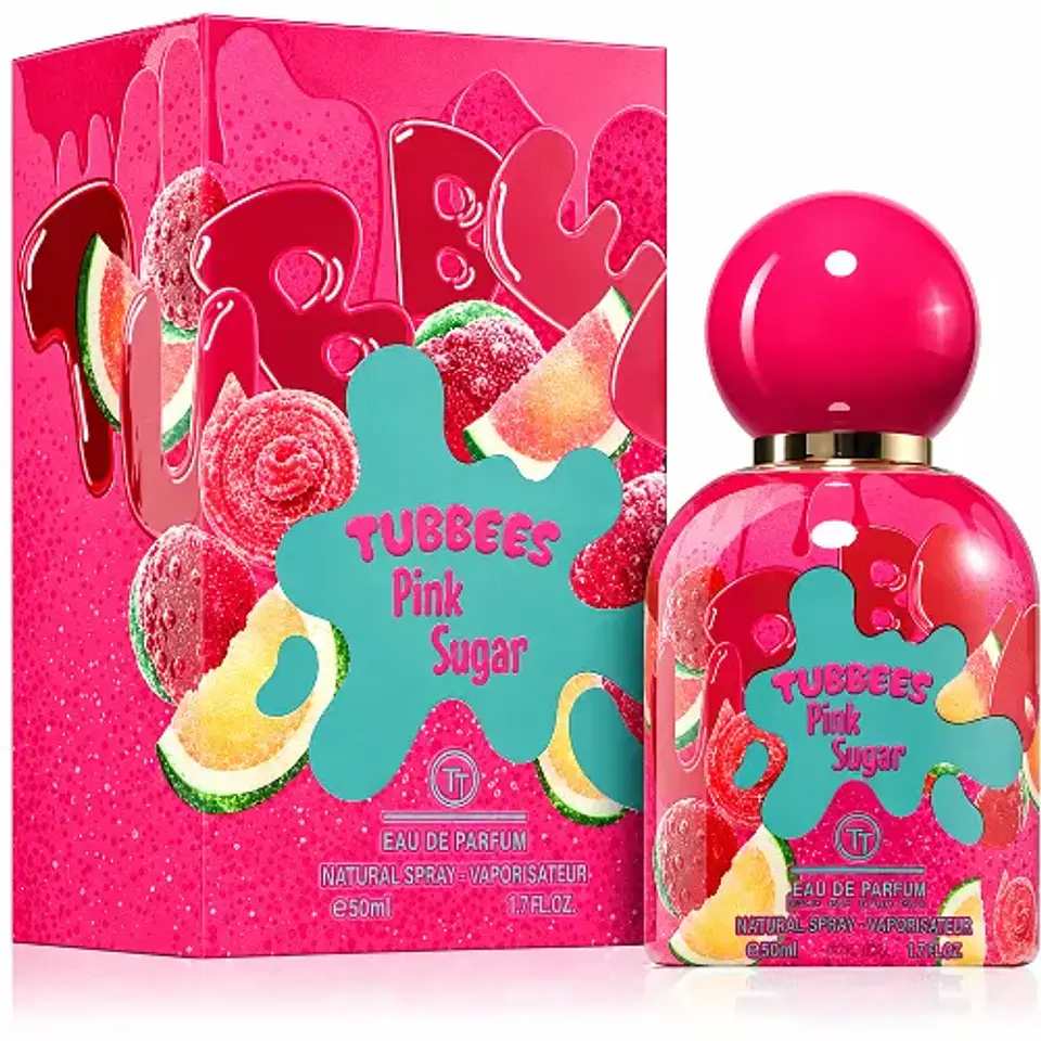 TUBBEES PINK SUGAR EDP  50 ML UNISEX - GRANDEUR (INSPIRADO EN DELICIOUS COTTON CANDY) 1