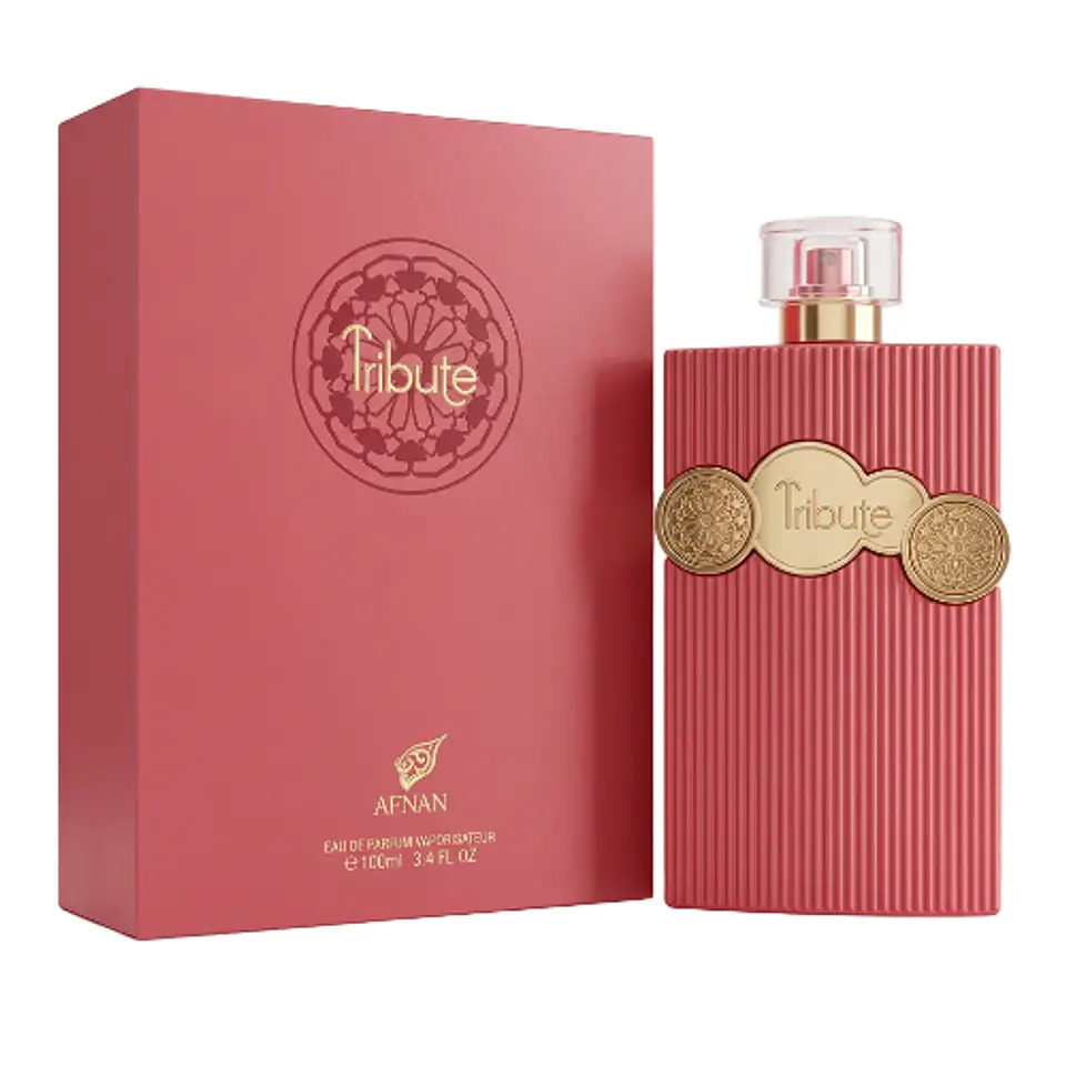 TRIBUTE PINK LUXURY  EDP 100 ML - AFNAN (INSPIRADO EN ROSE ELIXIR) 1