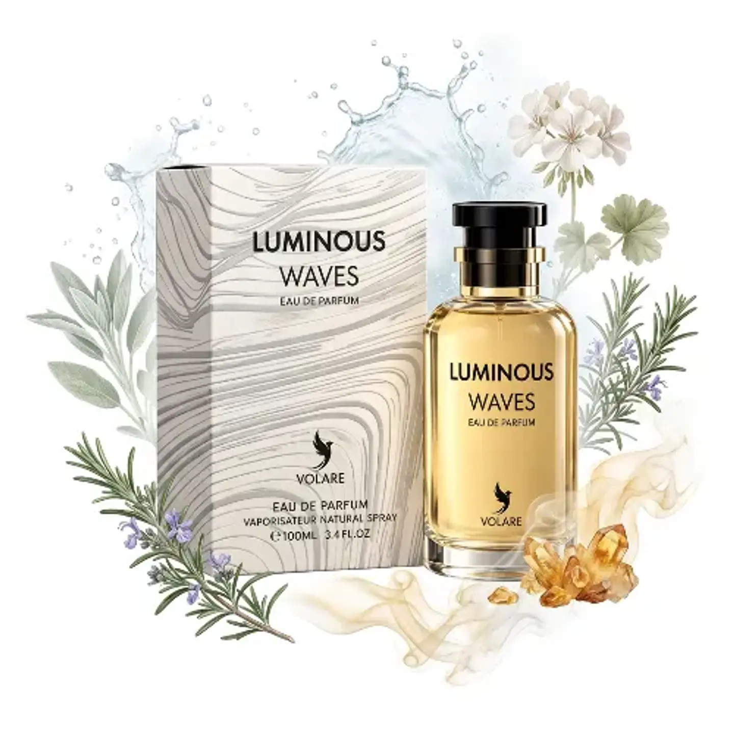 LUMINOUS WAVES EDP 100 ML FOR MEN - VOLARE (INSPIRADO EN L'IMMENSITÉ) 2