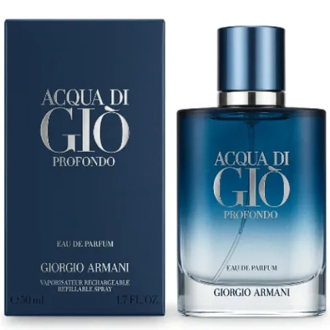 ACQUA DI GIO PROFONDO EDP 50 ML FOR MEN (RECARGABLE) - ARMANI