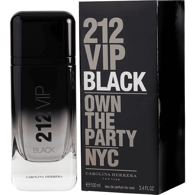 212 VIP BLACK MEN EDP 100 ML - CAROLINA HERRERA