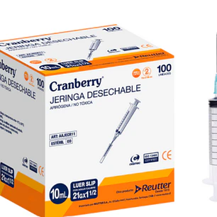 💉 JERINGAS DESECHABLES LUER SLIP CON AGUJA – CRANBERRY | Estériles, Precisas y de Conexión Rápida