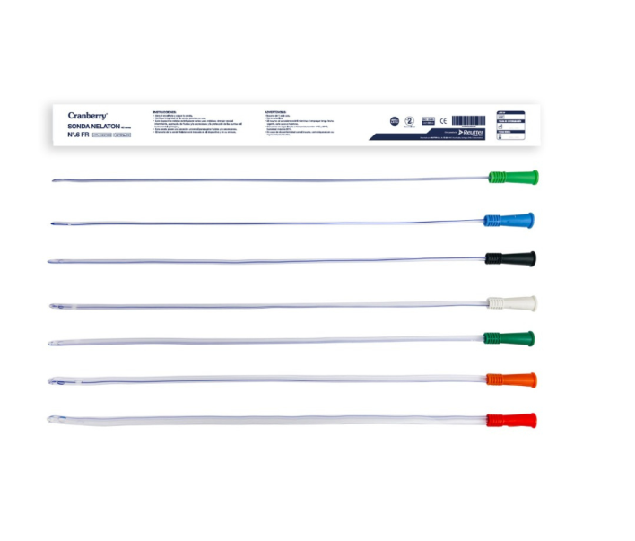 🩺 Sonda Nelaton CRANBERRY | Sonda Uretral Desechable Estéril – PVC Grado Médico – Diferentes Calibres 1