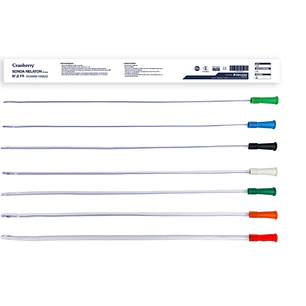 🩺 Sonda Nelaton CRANBERRY | Sonda Uretral Desechable Estéril – PVC Grado Médico – Diferentes Calibres