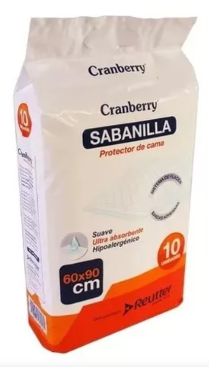 🛏️ Sabanilla Protectora de Cama 60 x 90 cm – CRANBERRY | Desechable – Absorbente – Impermeable – Cuidado Médico y Hogar 1