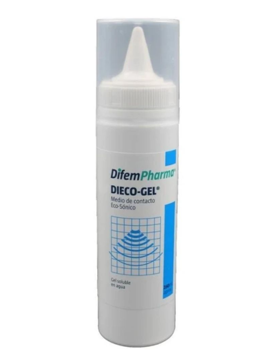 💧 GEL CONDUCTOR DIECO 250 ML – DIFEMPHARMA | Gel Ultrasónico Médico – Conductor para ECG, EEG y Ultrasonido 1