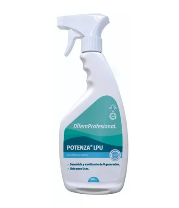 DESINFECTANTE LÍQUIDO POTENZA LPU 500 ML – DIFEM PHARMA 1