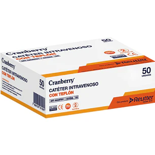 CATÉTER INTRAVENOSO CON TEFLÓN | CATÉTER VENOSO PERIFÉRICO ESTÉRIL CAJA X 50 UN