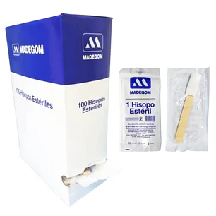 HISOPOS ESTÉRILES MADEGOM | HISOPOS MÉDICOS DESECHABLES CAJA X 100 UN