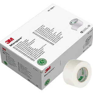 CINTA QUIRÚRGICA 3M™ TRANSPORE™ 1527-1 2.5 CM X 9.1 M | CINTA MÉDICA TRANSPARENTE