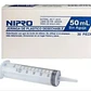 💉 Jeringa Nipro 50 CC Luer Lock Central SIN Aguja – Caja x30 - Miniatura 1
