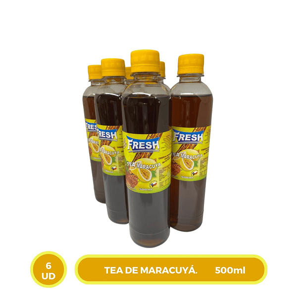 PACK 6 TÉ HELADO SABOR MARACUYÁ 500ML
