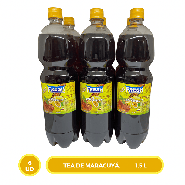 PACK 6 TÉ HELADO SABOR MARACUYÁ 1.5 LITROS