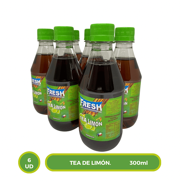 PACK 6 TÉ HELADO SABOR LIMÓN 300ML