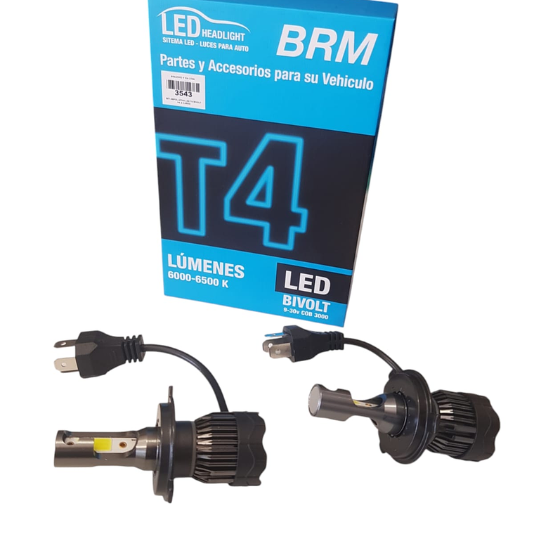 Ampolleta H4 BRM  3000 LUMENES 2