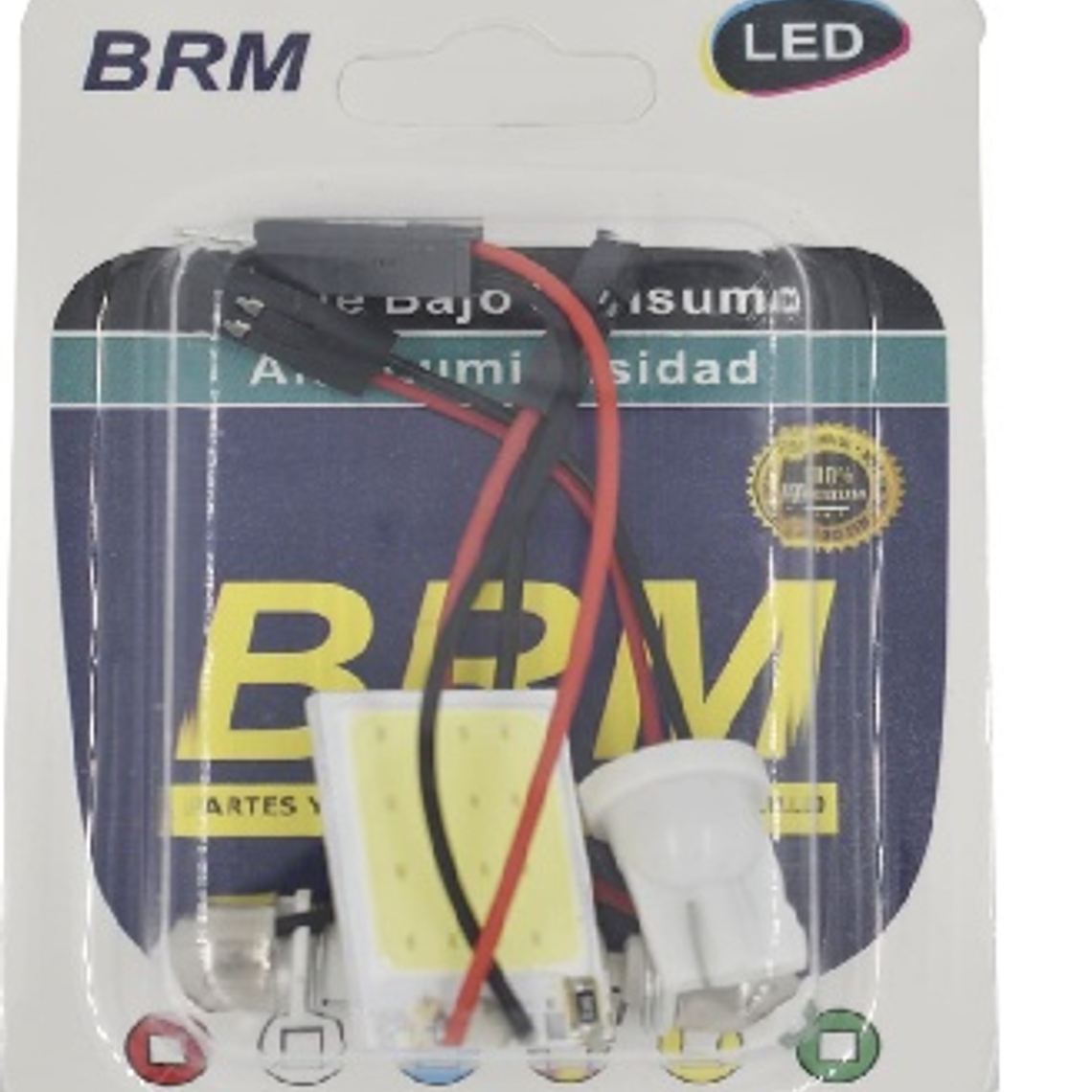 Tarjeta  Silicona 3.6x2.6 LED 12V Blanca 2