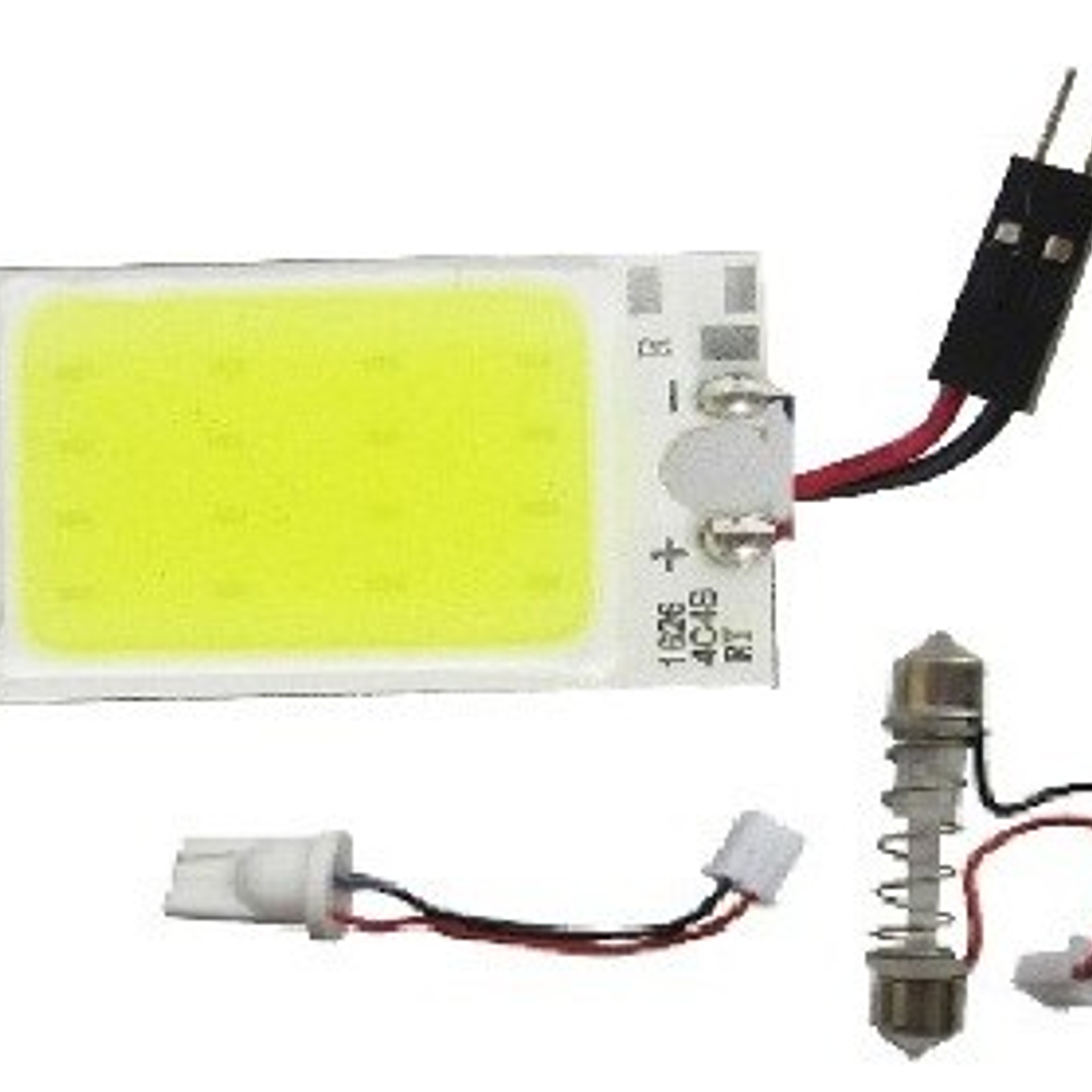 Tarjeta  Silicona 2.5x1.5 LED 12V  Blanca  2
