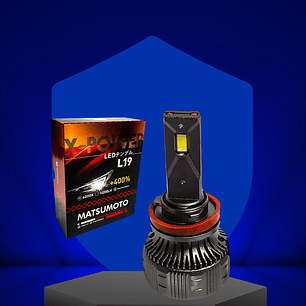 AMPOLLETA H11 L19  14.000 LUMENES