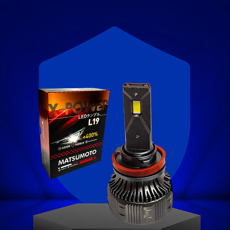 AMPOLLETA H11 L19  14.000 LUMENES 1