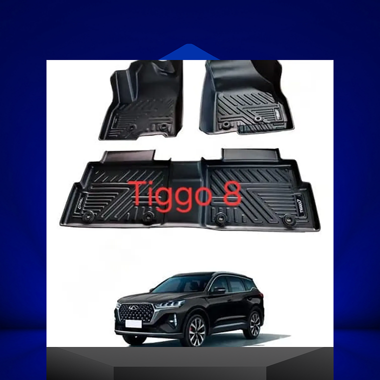 Piso rigido calce perfecto Chery tiggo 8 pro 1
