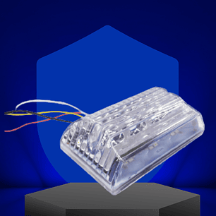 Farol Lateral 14 LED 12V Blanco Doble luz