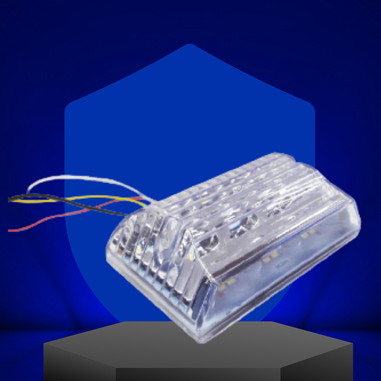 Farol Lateral 14 LED 12V Blanco Doble luz 1