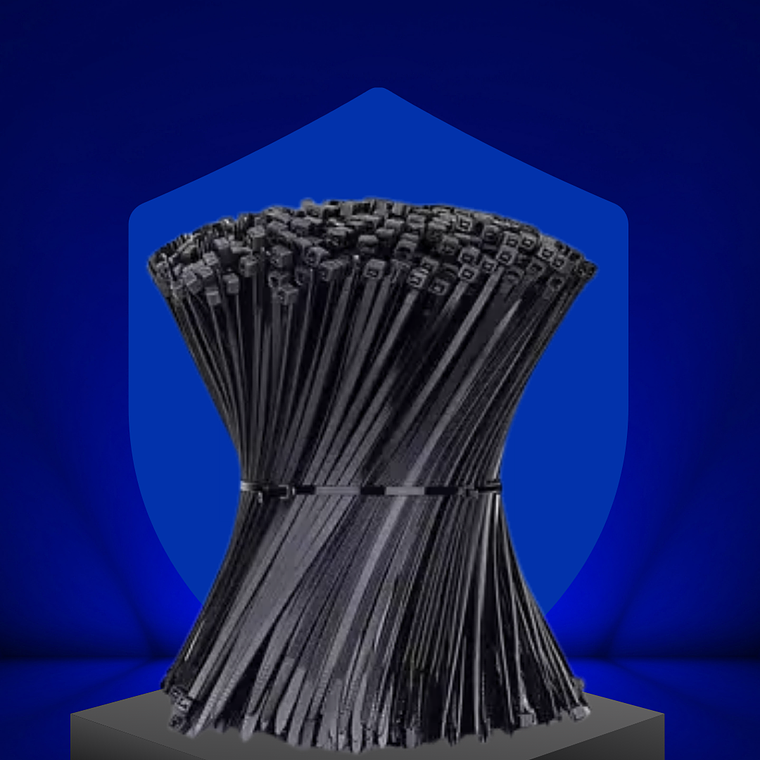 Amarra Plastica Negro 1