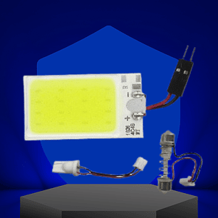 Tarjeta  Silicona 2.5x1.5 LED 12V  Blanca 