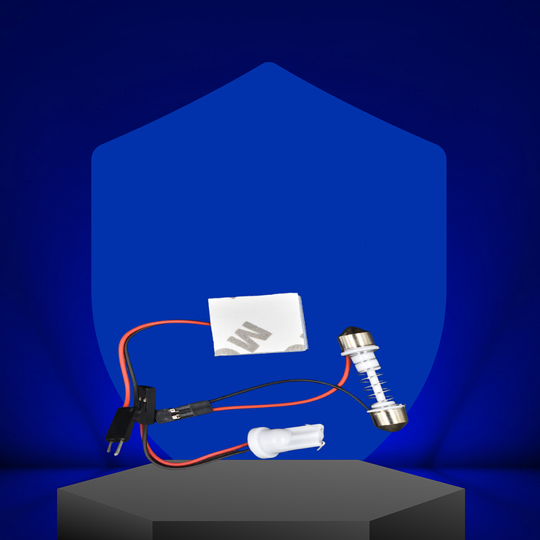 Tarjeta  9 LED 12V Blanca  1