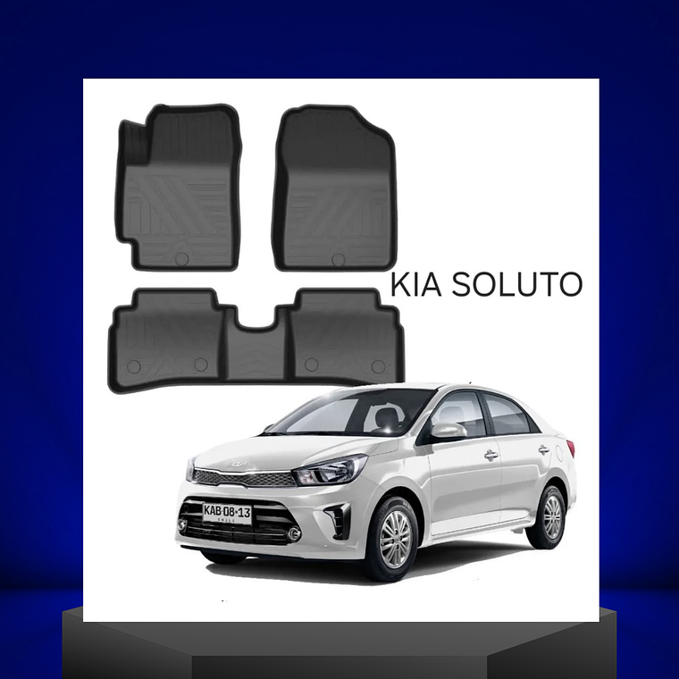 Piso rigido calce perfecto Kia Soluto 1