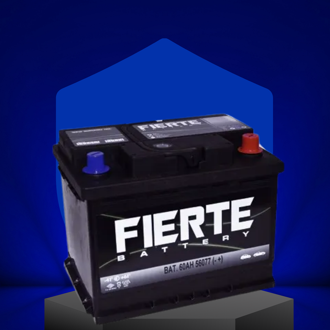 Batería 60AH Fierte 56077 CCA 480 1