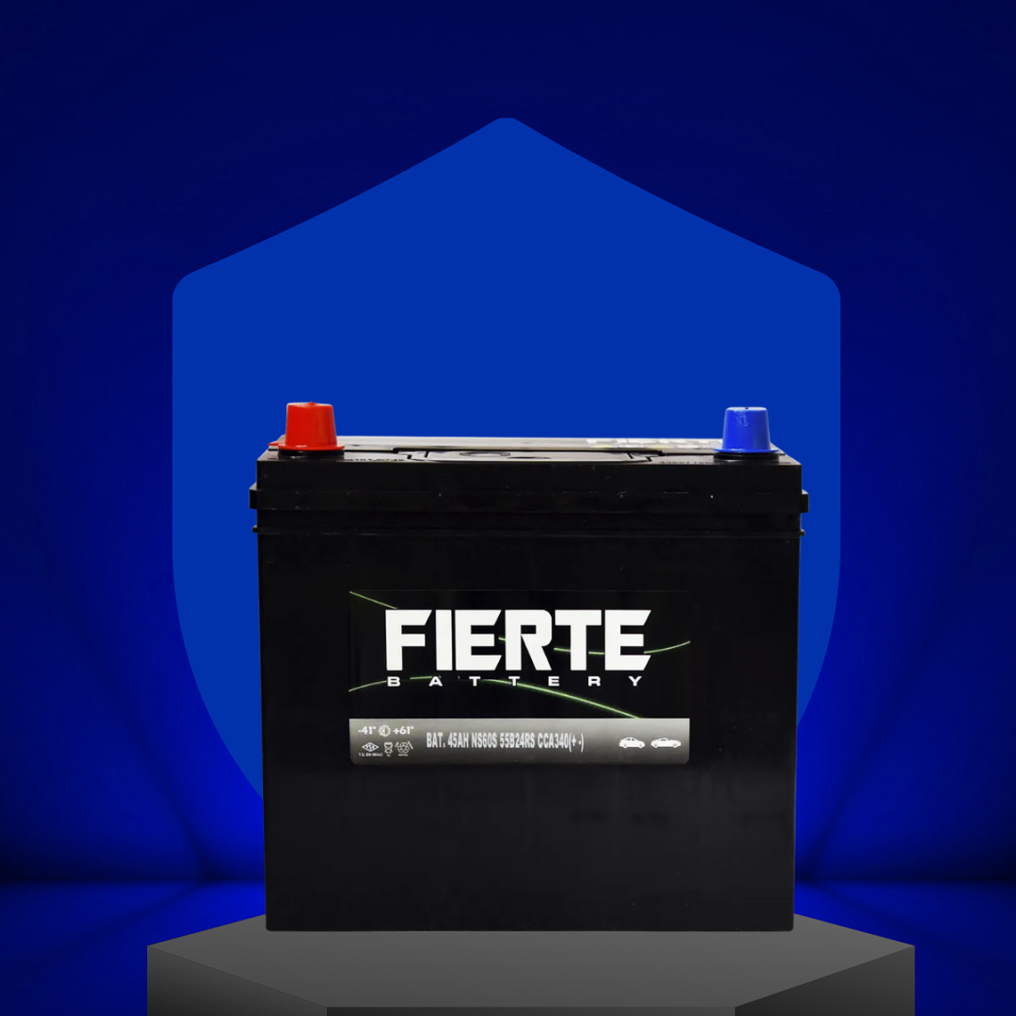 Batería 45AH Fierte NS60S CCA 340  1