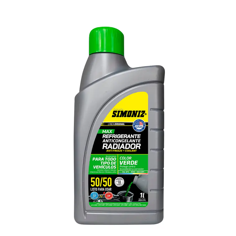 Refrigerante green 50/50 1L 1