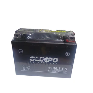 Bateria Moto 6,5AH 12N6,5-BS CCA 140 (-+)