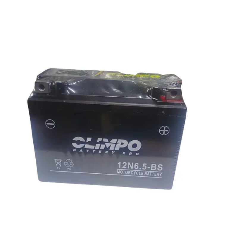 Bateria Moto 6,5AH 12N6,5-BS CCA 140 (-+) 1