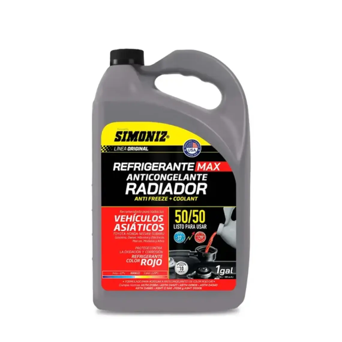 Refrigerente rojo 50/50 1gal 1