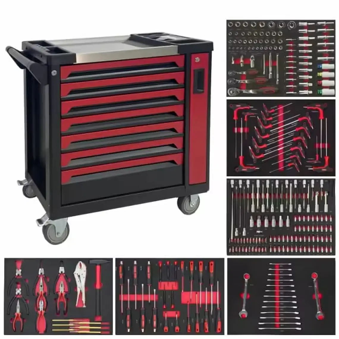 Caja con 258 herramientas 1