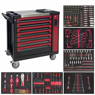 Caja con 258 herramientas
