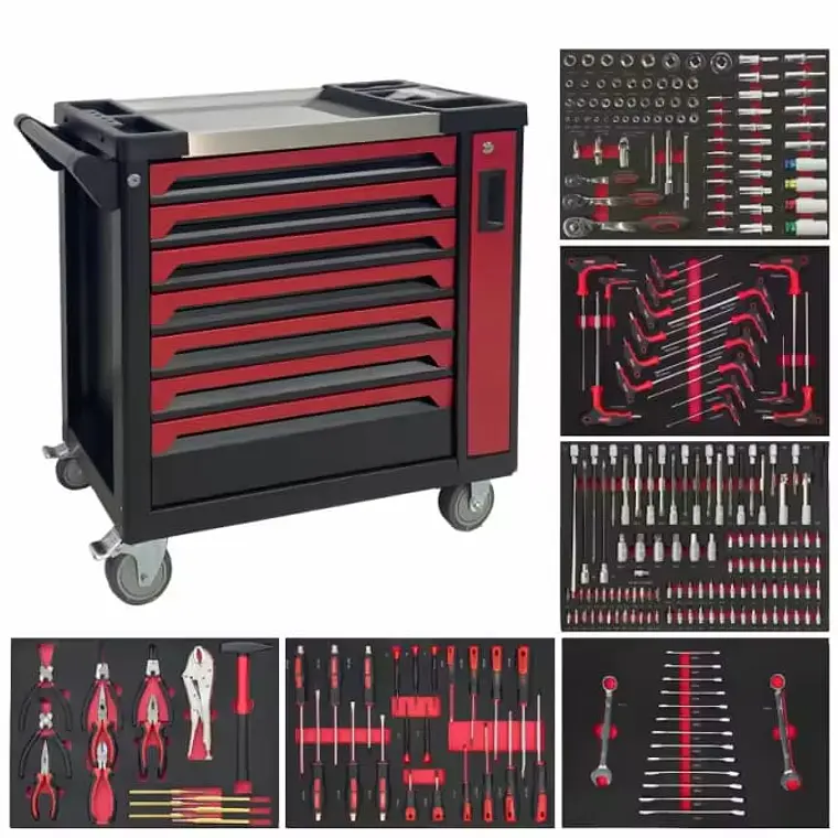 Caja con 258 herramientas 1