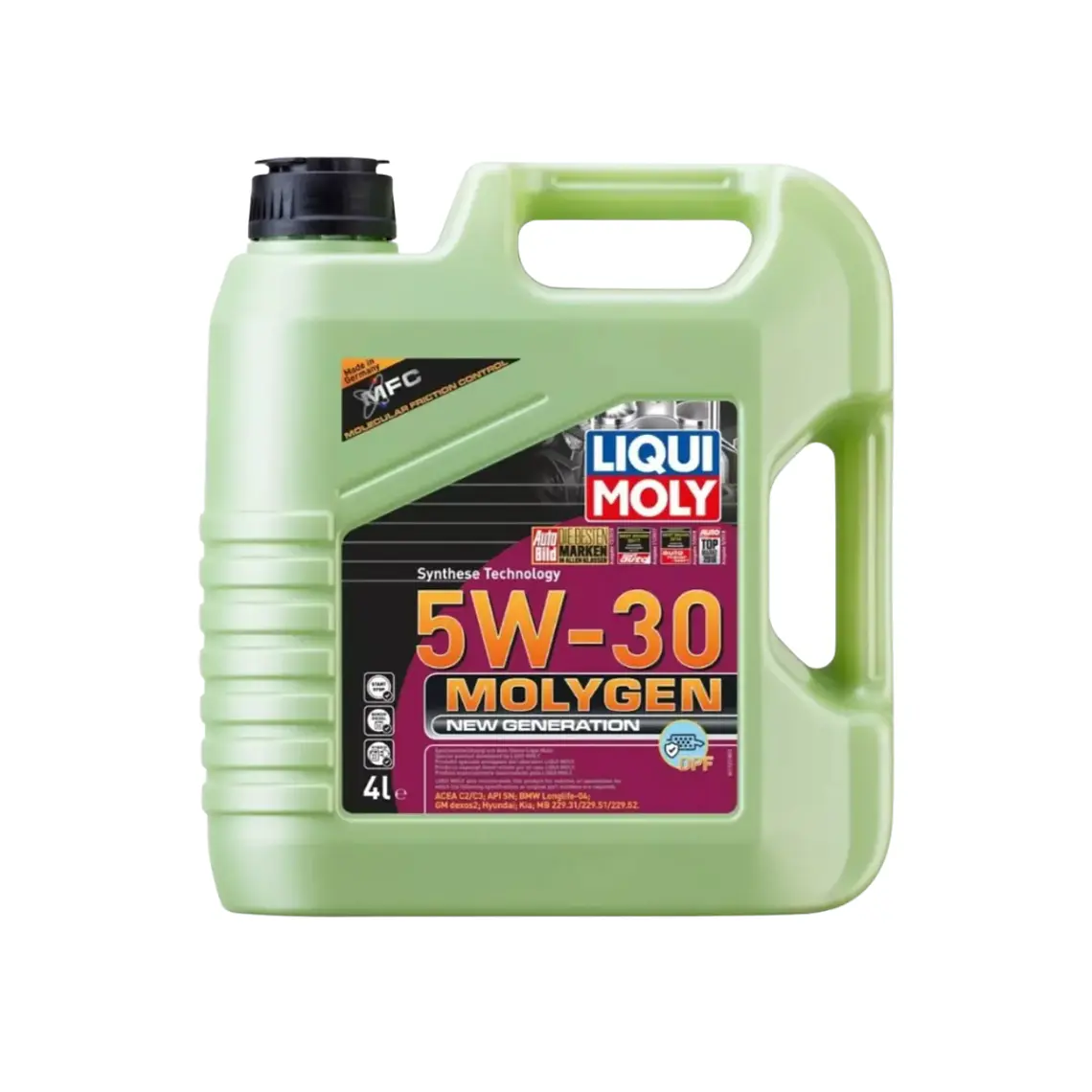 Aceite MOLYGEN NEW GENERATION 5W30 DPF 4L 1