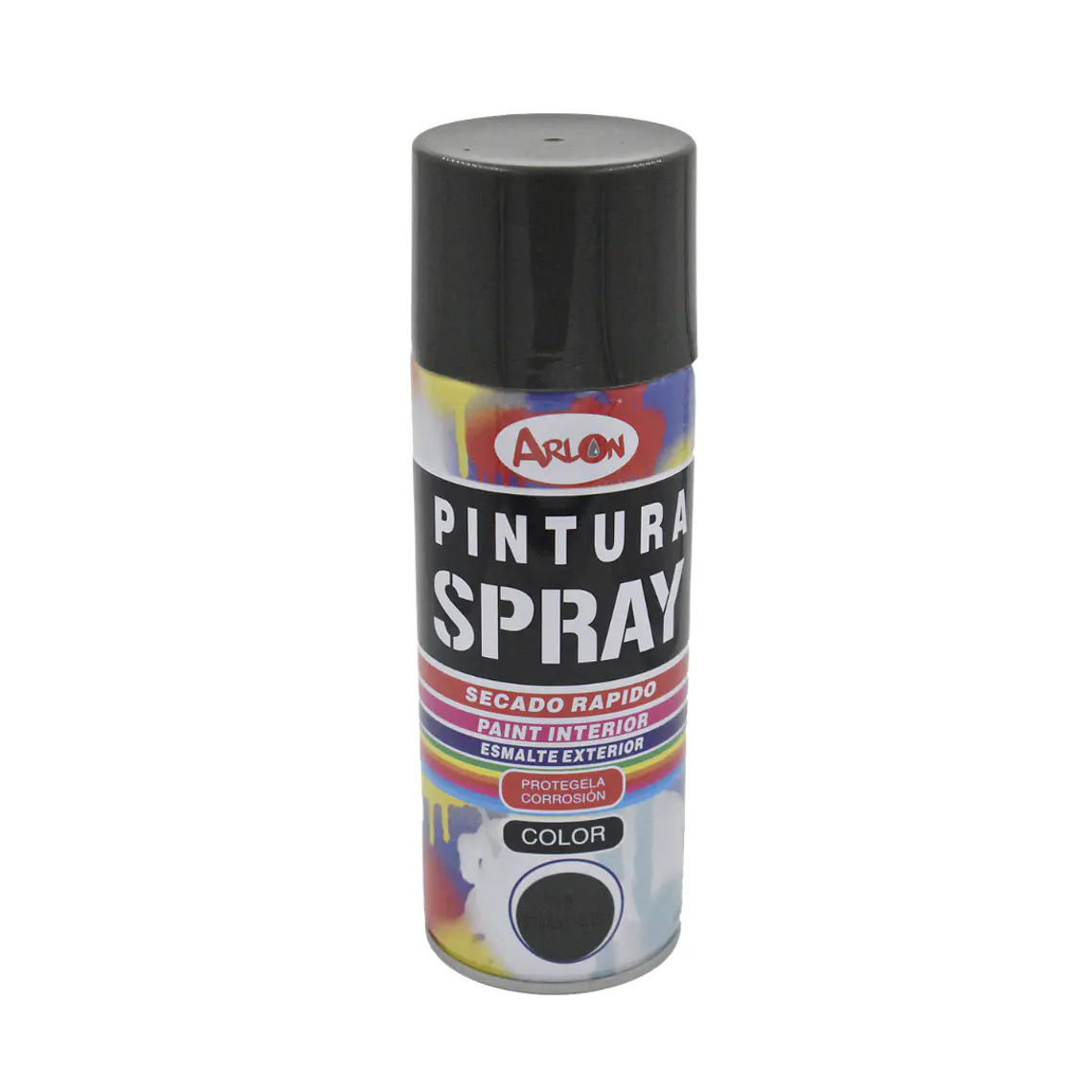 PINTURA AEROSOL 400 ML NEGRO OPACO 1