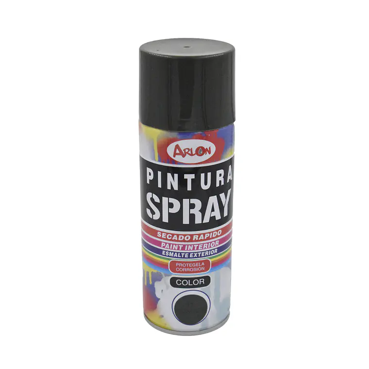 PINTURA AEROSOL 400 ML NEGRO OPACO 1