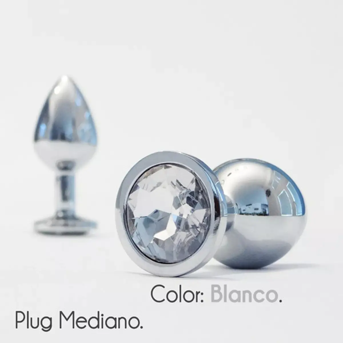 Plug Anal Metlico Dilatador Mediano 8 X 3,3cm