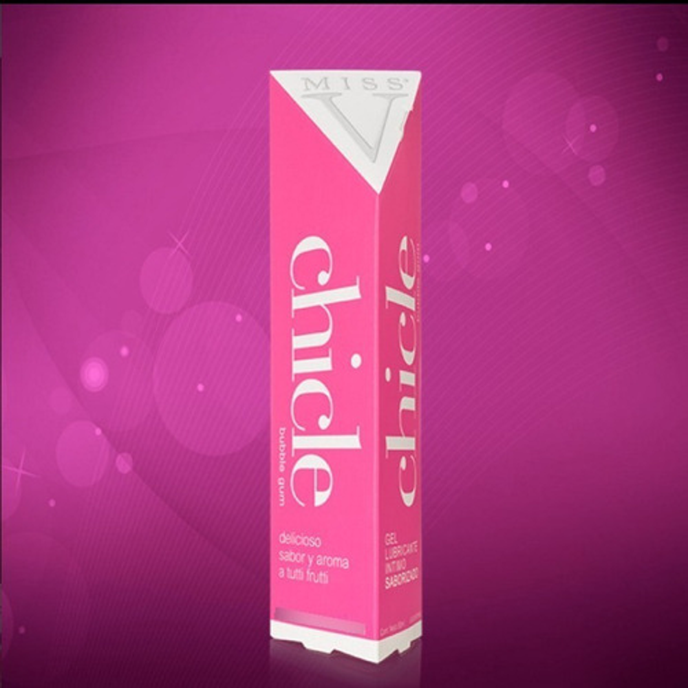 Lubricante Miss V Chicle Geles Intimos Comestibles Gel 