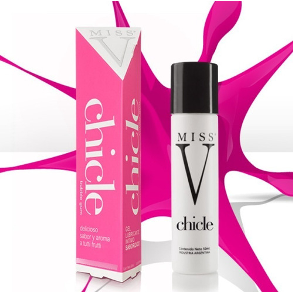 Lubricante Miss V Chicle Geles Intimos Comestibles Gel 