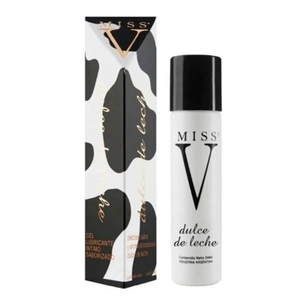 Gel Lubricante Intimo Saborizado Miss V Dulce De Leche 50 Ml