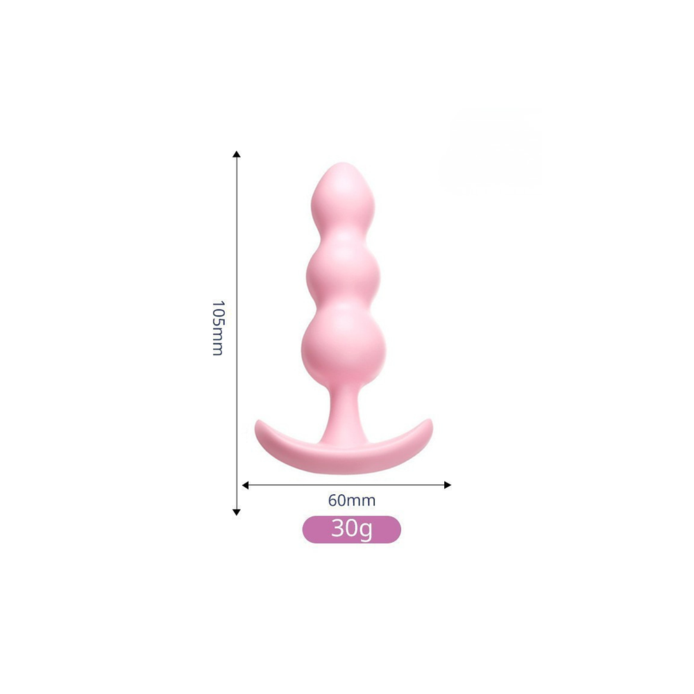 Plug Anal de TPE Suave Colores Pastel "Ice Cream" Diferentes Tamaños 