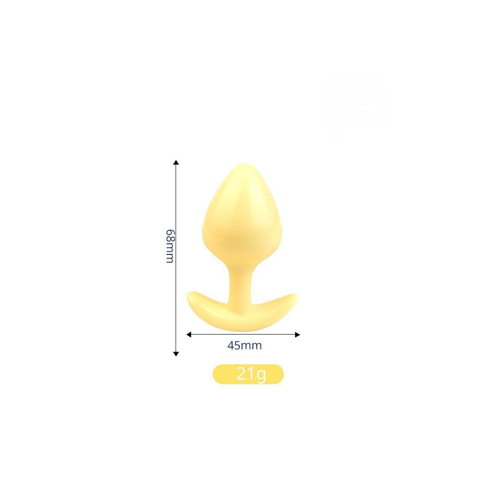 Plug Anal de TPE Suave Colores Pastel "Ice Cream" Diferentes Tamaños 