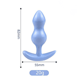 Plug Anal de TPE Suave Colores Pastel "Ice Cream" Diferentes Tamaños 